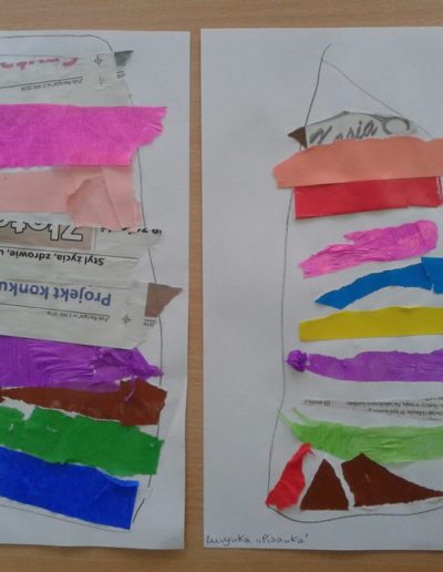 Praca plastyczna: Pisanki - wyklejanka 10