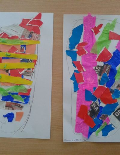 Praca plastyczna: Pisanki - wyklejanka 2