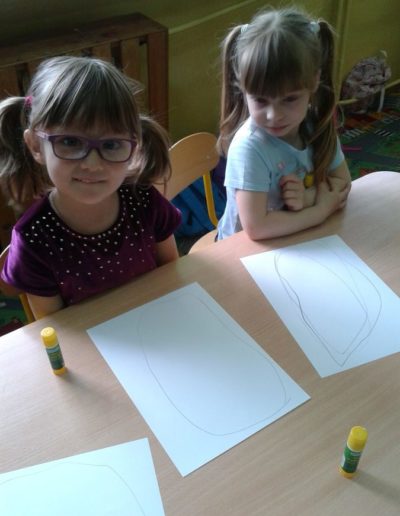 Praca plastyczna: Pisanki - wyklejanka 5