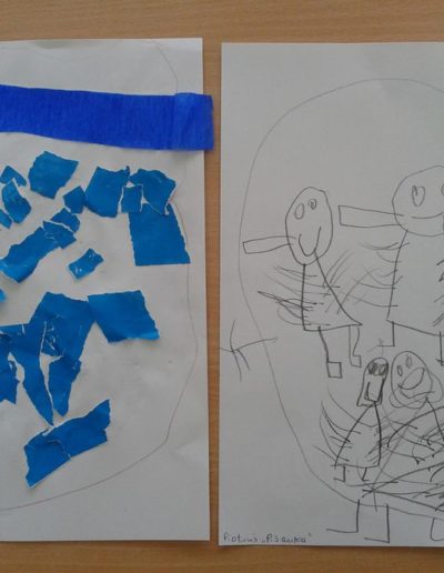 Praca plastyczna: Pisanki - wyklejanka 7