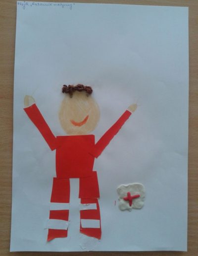 Praca plastyczna: Ratownik medyczny 2