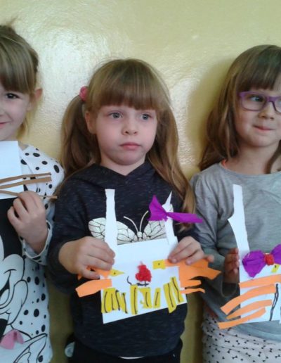 Praca plastyczna: Zajączki wielkanocne z koperty 13