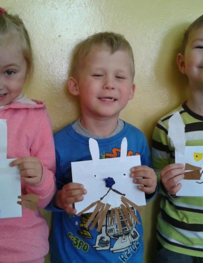 Praca plastyczna: Zajączki wielkanocne z koperty 5