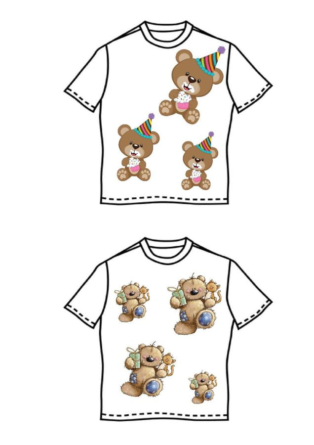 Dzień Misia. Misiowe koszulki Dzień Niedźwiedzia Polarnego Dzień Pluszowego Misia Joanna Gadomska Prace plastyczne (Dzień Niedźwiedzia Polarnego) 