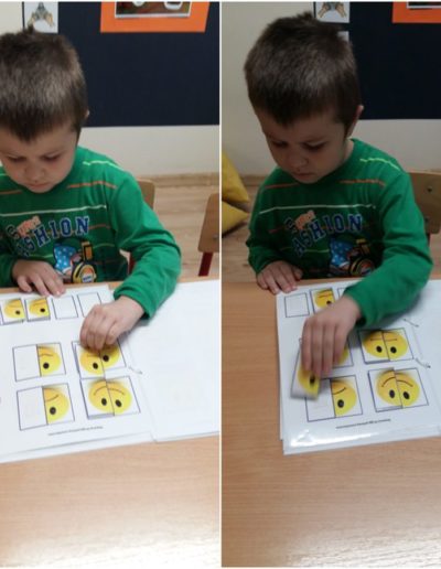 Książka na dopasowywanie - EMOCJE 8