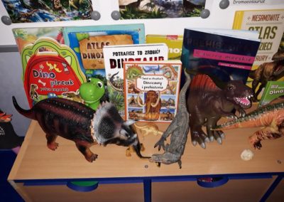 Wystawka, ozdoba i dekoracja na Dzień Dinozaura