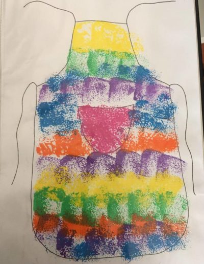 Kolorowy fartuszek 2