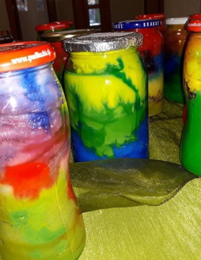 Praca plastyczna: Galaktyka w słoiku 2