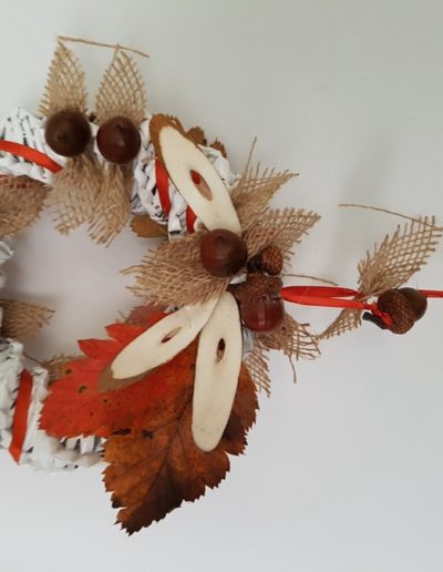 Praca plastyczna: Jesienne wianki 38