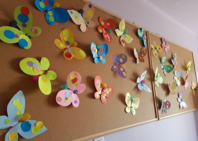 Praca plastyczna: Kolorowe motyle