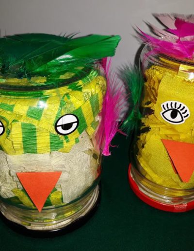 Praca plastyczna: Kurczaczki ze słoika 4