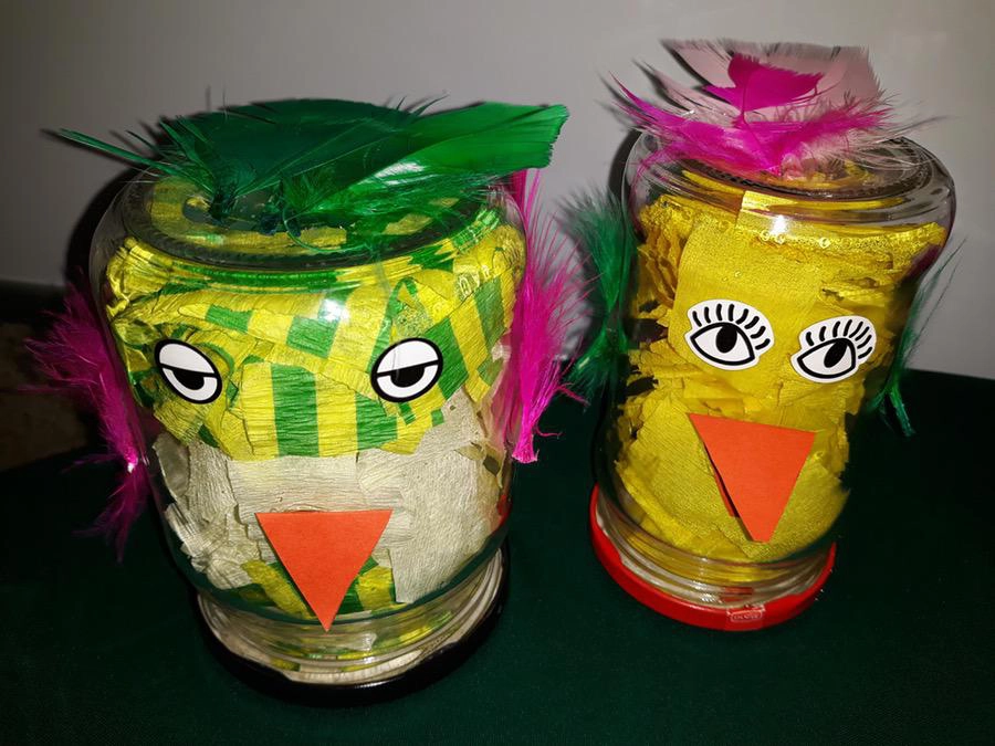 Praca plastyczna: Kurczaczki ze słoika