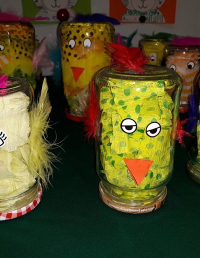 Praca plastyczna: Kurczaczki ze słoika 5