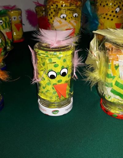 Praca plastyczna: Kurczaczki ze słoika 6