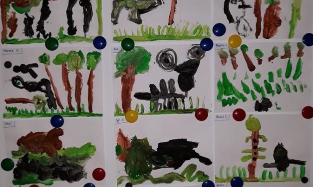 Las Jurajski – malowanie wyobrażeń farbami