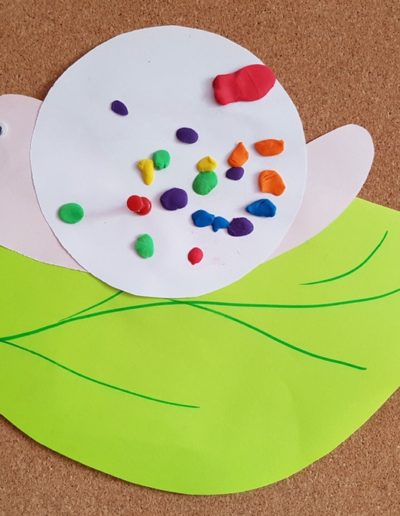 Praca plastyczna: Ślimak na liściu 19