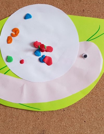 Praca plastyczna: Ślimak na liściu 20