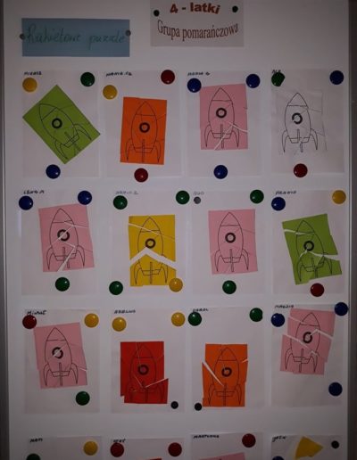 Praca plastyczna: Statek kosmiczny (puzzle) 1