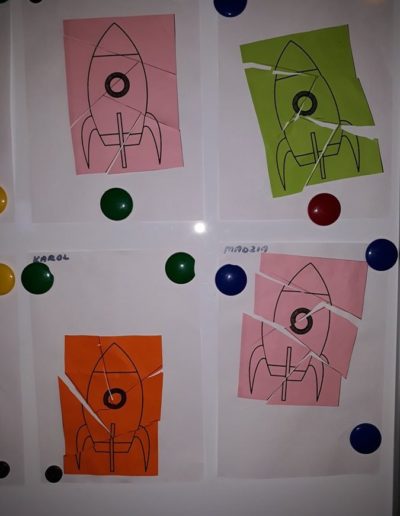 Praca plastyczna: Statek kosmiczny (puzzle) 3