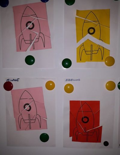 Praca plastyczna: Statek kosmiczny (puzzle) 4