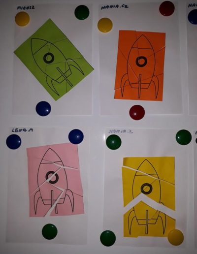 Praca plastyczna: Statek kosmiczny (puzzle) 6