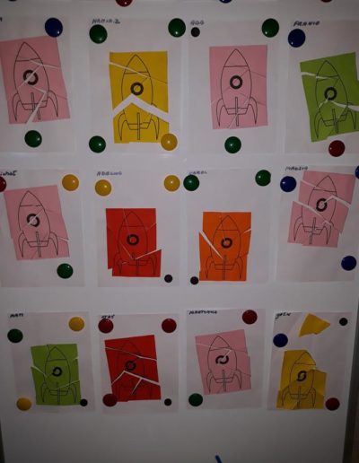 Praca plastyczna: Statek kosmiczny (puzzle) 7