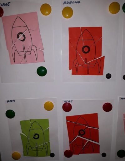 Praca plastyczna: Statek kosmiczny (puzzle) 8