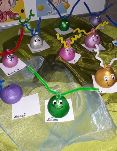 Praca plastyczna: Ufoludek z balonu i kaszy 25