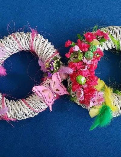 Praca plastyczna: Wiosenne Wianki 1
