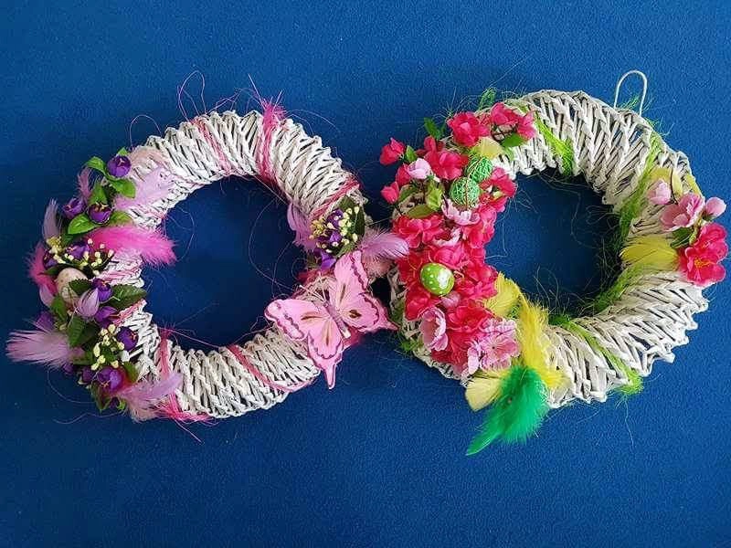 Praca plastyczna: Wiosenne Wianki