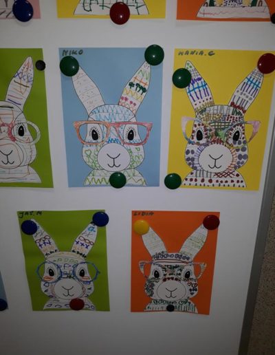 Praca plastyczna: Wielkanocne zajączki w okularach 10