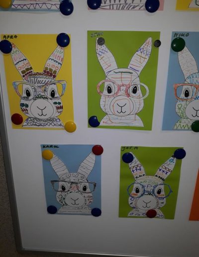 Praca plastyczna: Wielkanocne zajączki w okularach 11