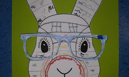 Praca plastyczna: Wielkanocne zajączki w okularach