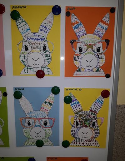 Praca plastyczna: Wielkanocne zajączki w okularach 3