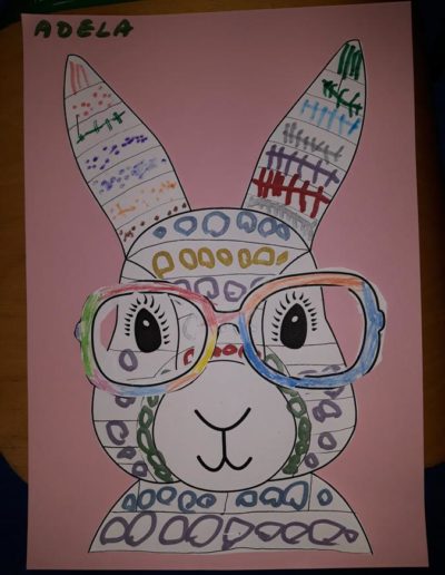 Praca plastyczna: Wielkanocne zajączki w okularach 5