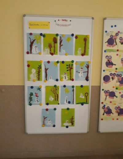 Praca plastyczna: Malowanie farbami - Wiosna nadchodzi 1