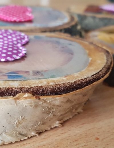 Praca plastyczna: Zdjęcia na drewnie 2