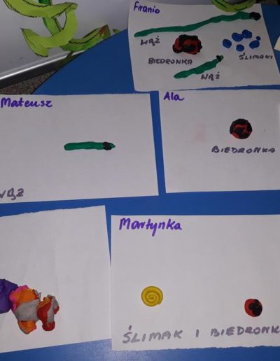 Praca plastyczna: Zwierzęta z plasteliny (ćwiczenie motoryki małej) 3