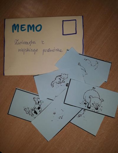 Gra "MEMO" - wiejskie zwięrzeta 1