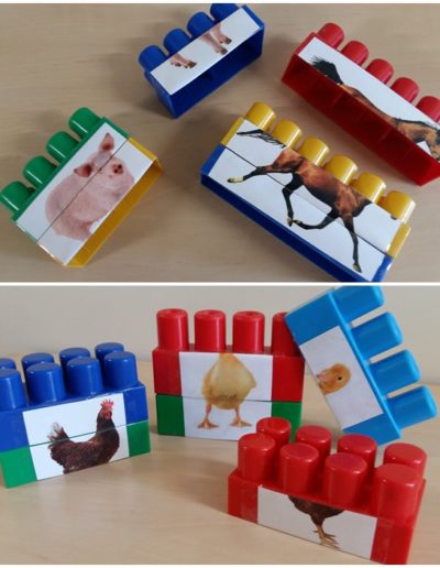 Klockowe puzzle – Zwierzęta ze wsi 3