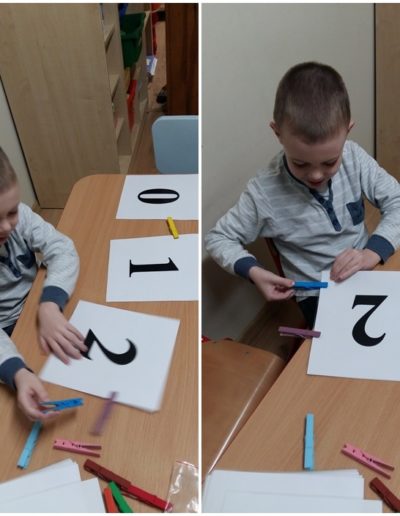 Plansze matematyczne z klamerkami 3