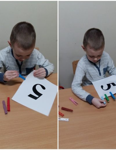 Plansze matematyczne z klamerkami 5