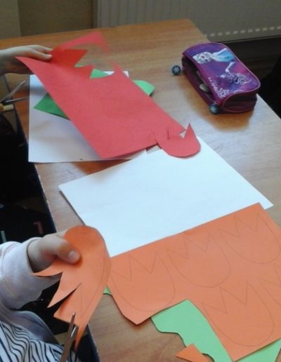 Praca plastyczna: Przestrzenny tulipan 2