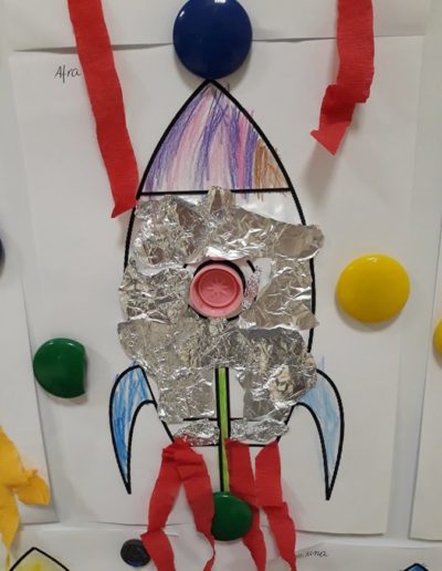 Praca plastyczna: Statek kosmiczny 7