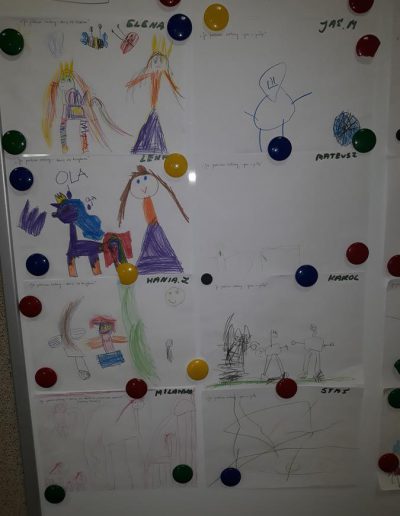 Praca plastyczna: Ja podczas zabawy 1