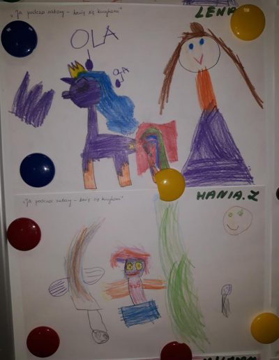 Praca plastyczna: Ja podczas zabawy 2