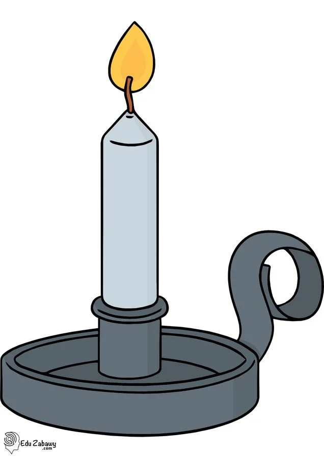 Dekoracje andrzejkowe: świeczki