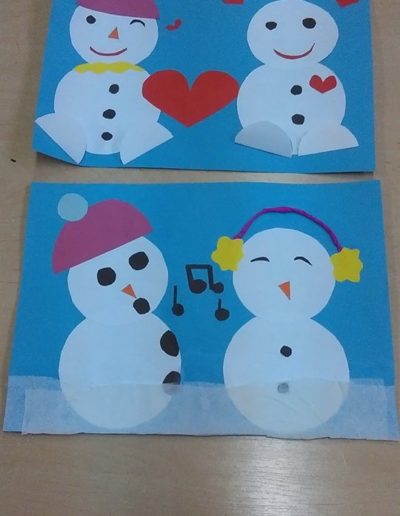 Praca plastyczna: Szalone bałwanki 23