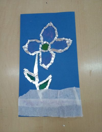 Praca plastyczna: Mroźne kwiaty 2