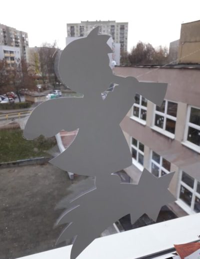 Praca plastyczna: Dekoracja świąteczna okna 1